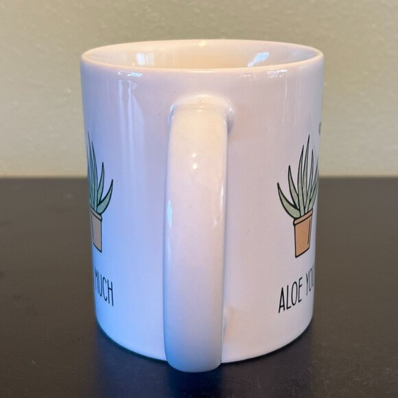 ALOE YOU VERA MUCH Plant Lover Ceramic  Mug ~ Succulents ~ House Plants - Picture 6 of 10